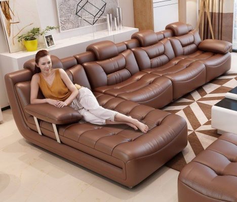 Sofa bọc da cao cấp