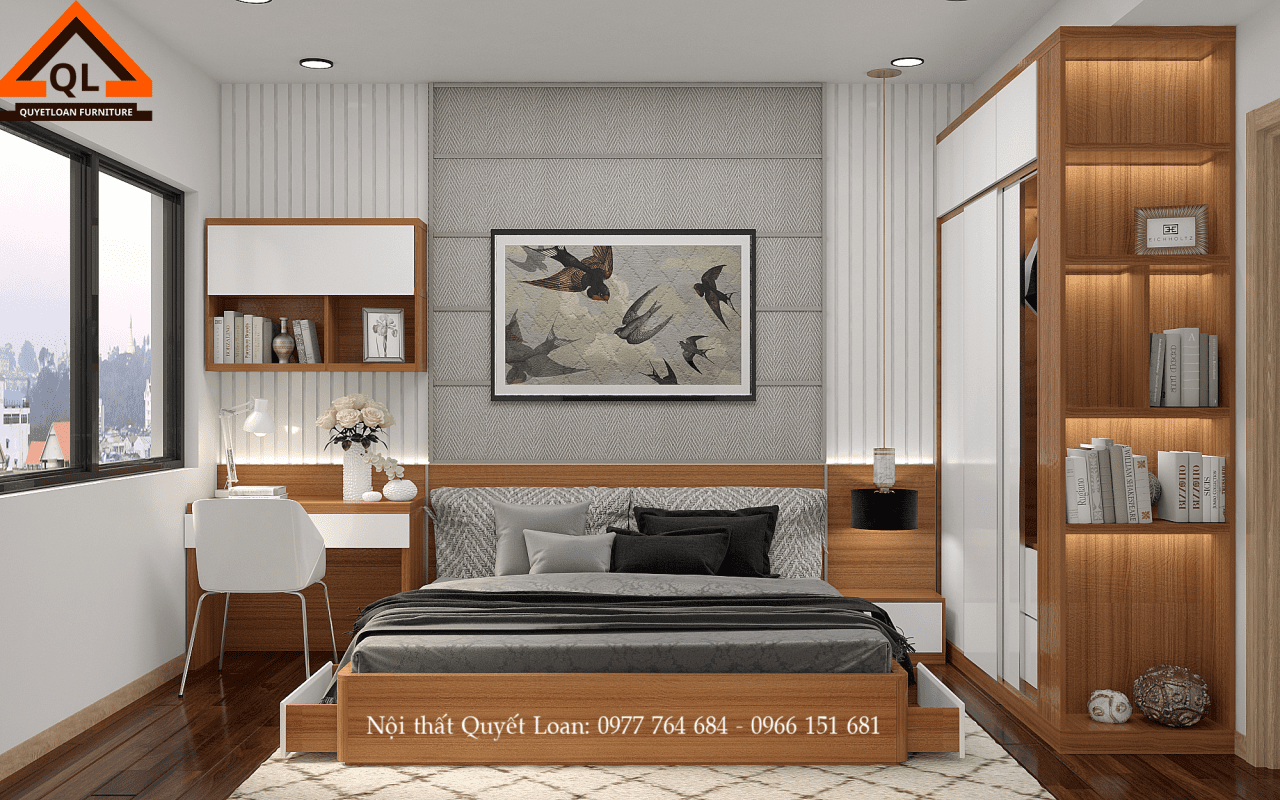 nội thất căn chung cư tại HD Mon