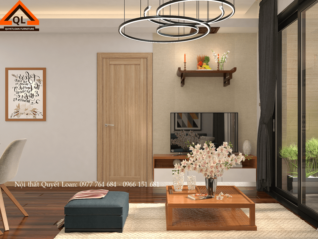 nội thất căn chung cư tại HD Mon