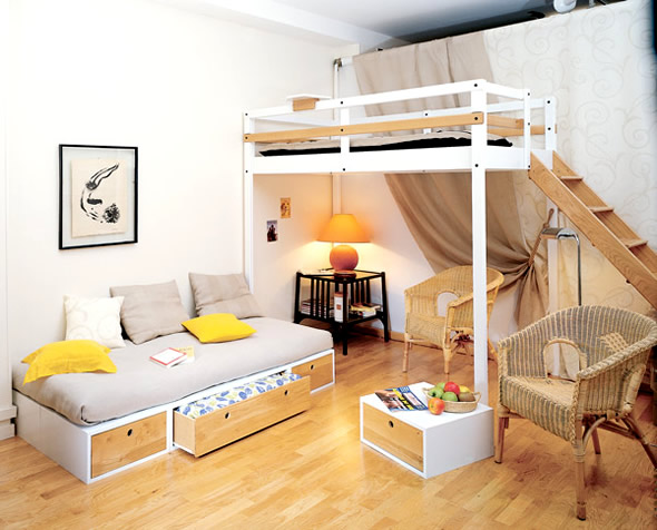 modern bedroom furniture for small spaces