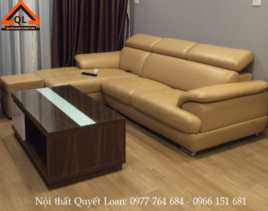 Sofa phòng khách đẹp, giá tốt 2024 3 sofa da góc