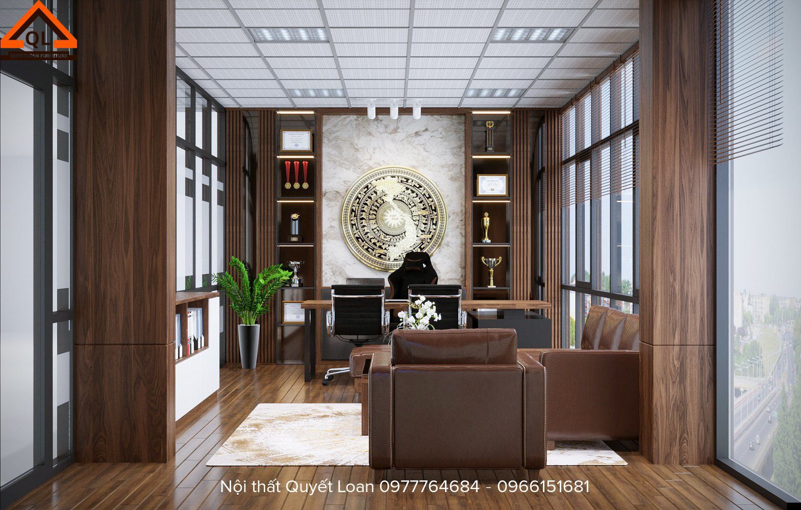 Thi Công Nội Thất Văn Phòng Trọn Gói Tại Hà Nội