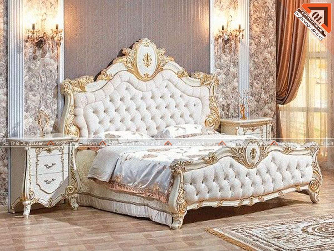 Giường Ngủ Tân Cổ Điển Cao Cấp