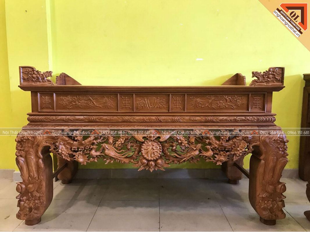 Sập thờ gỗ tự nhiên cao cấp