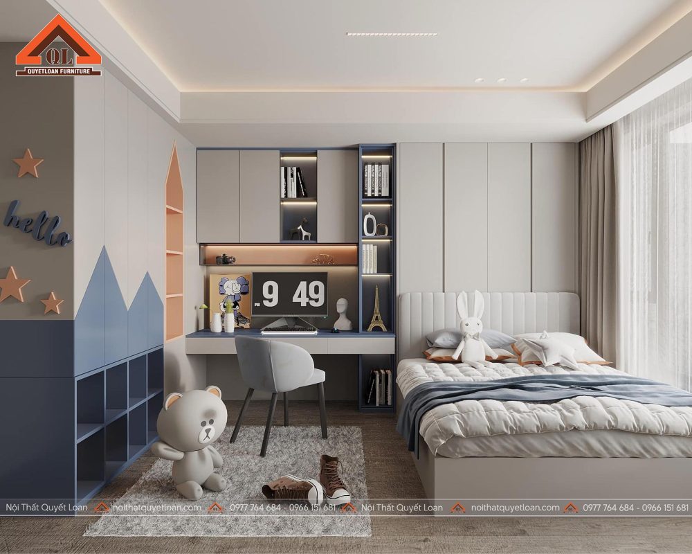 Giường ngủ cho bé 10 tuổi