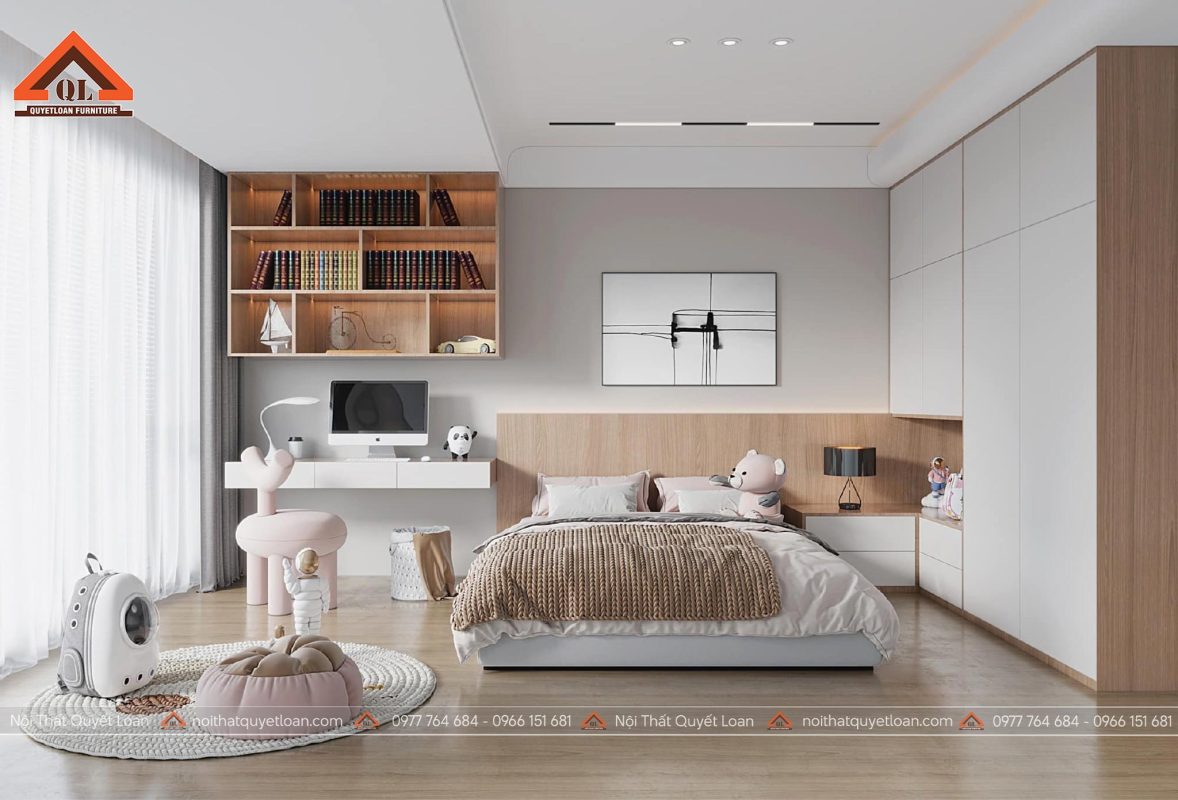 Giường ngủ cho bé 10 tuổi
