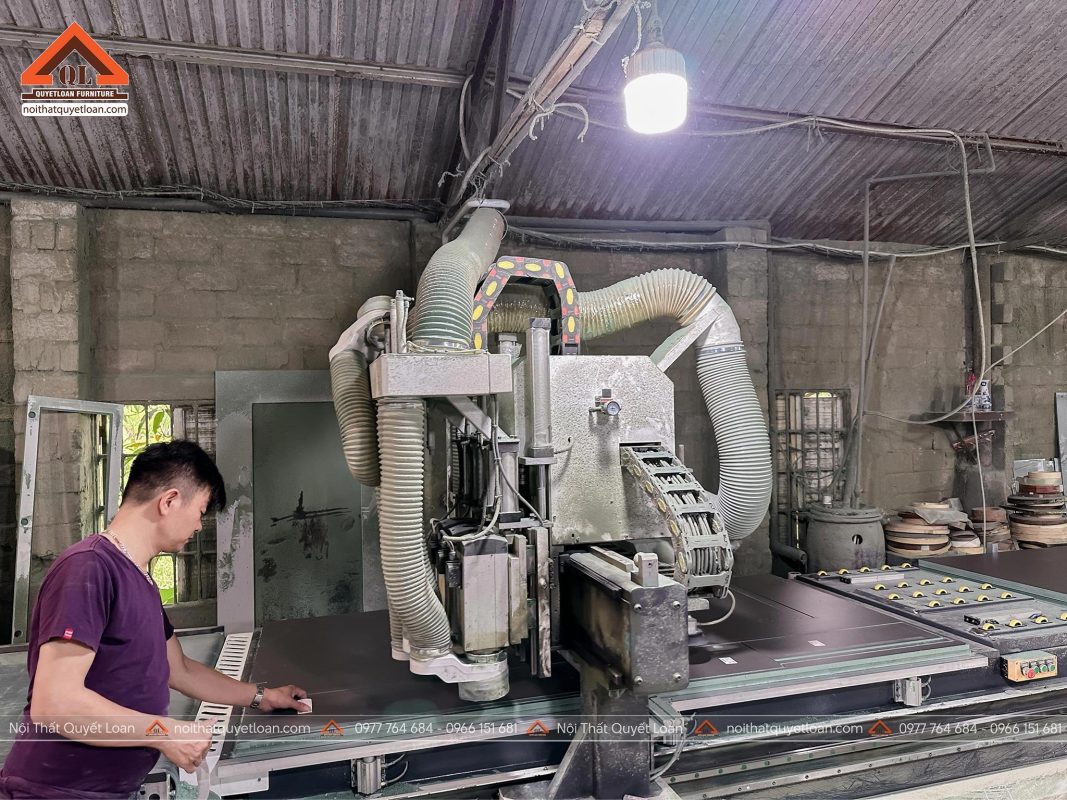 Cắt gỗ- Nội thất phòng ngủ bé gái nhà chú Lực