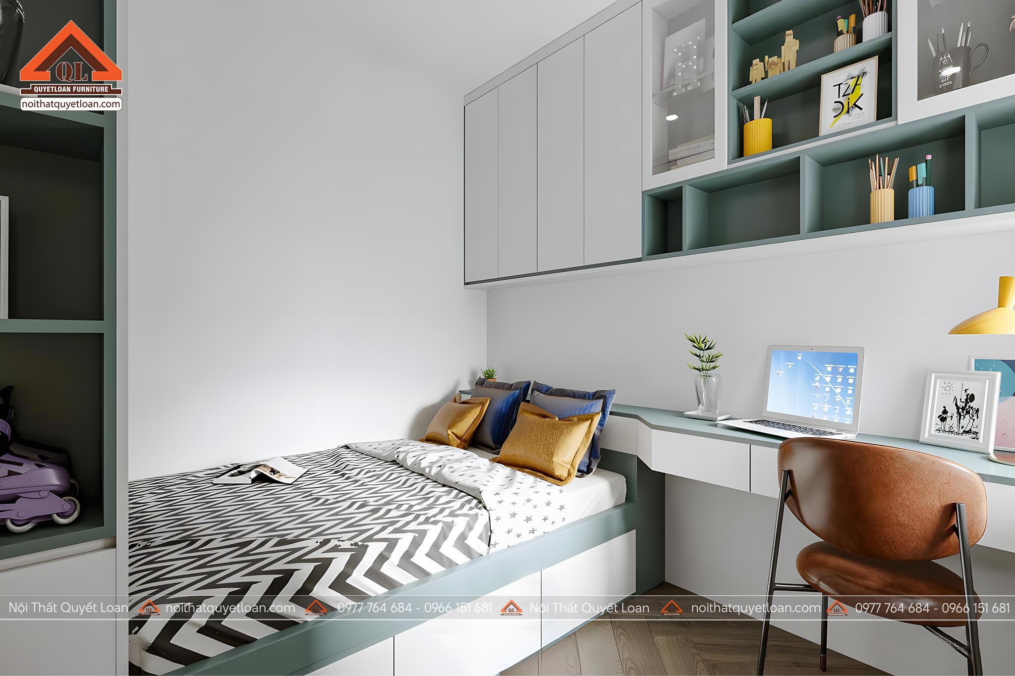 Mẫu Thiết Kế Nội Thất Chung Cư 3 Phòng Ngủ