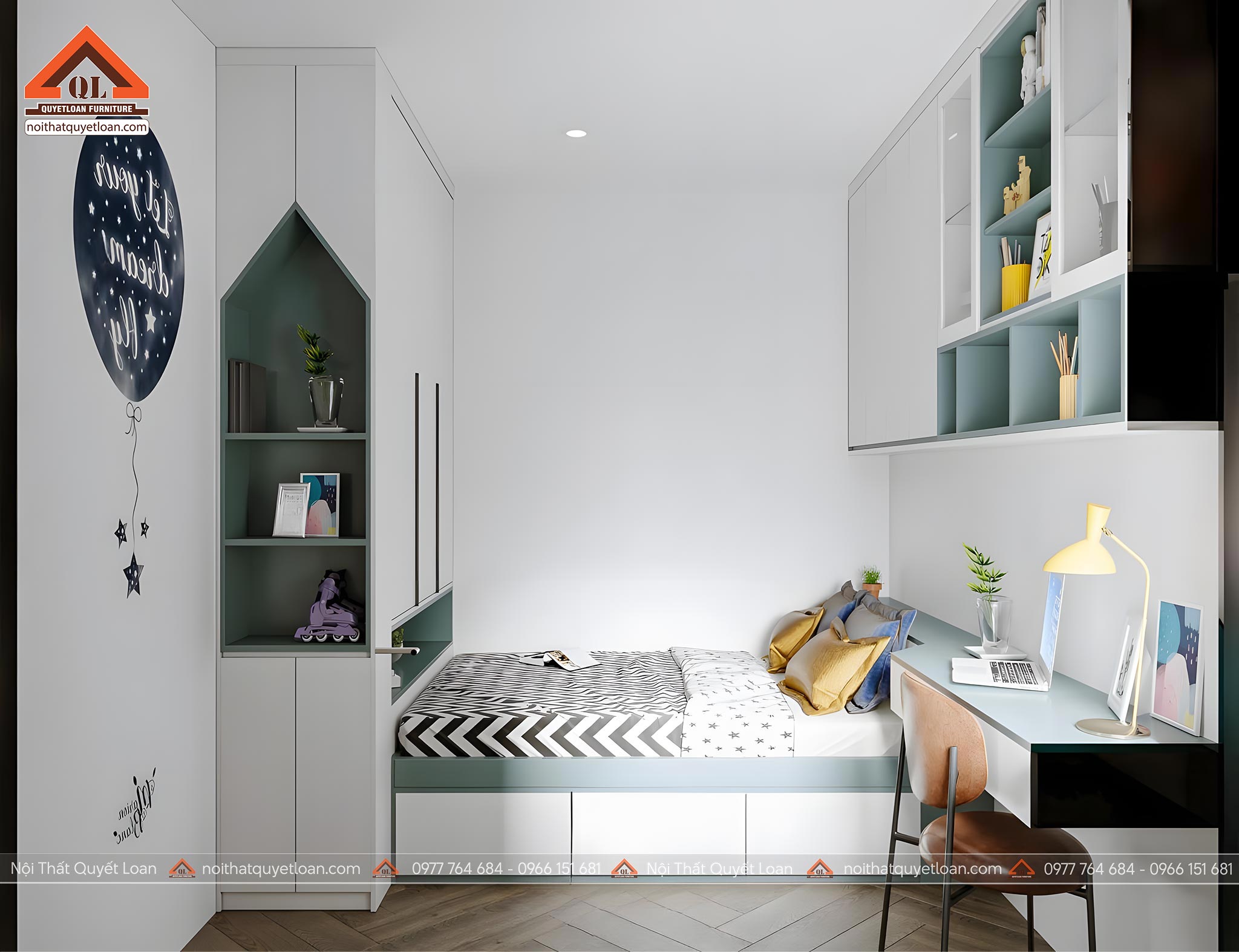 Mẫu Thiết Kế Nội Thất Chung Cư 3 Phòng Ngủ