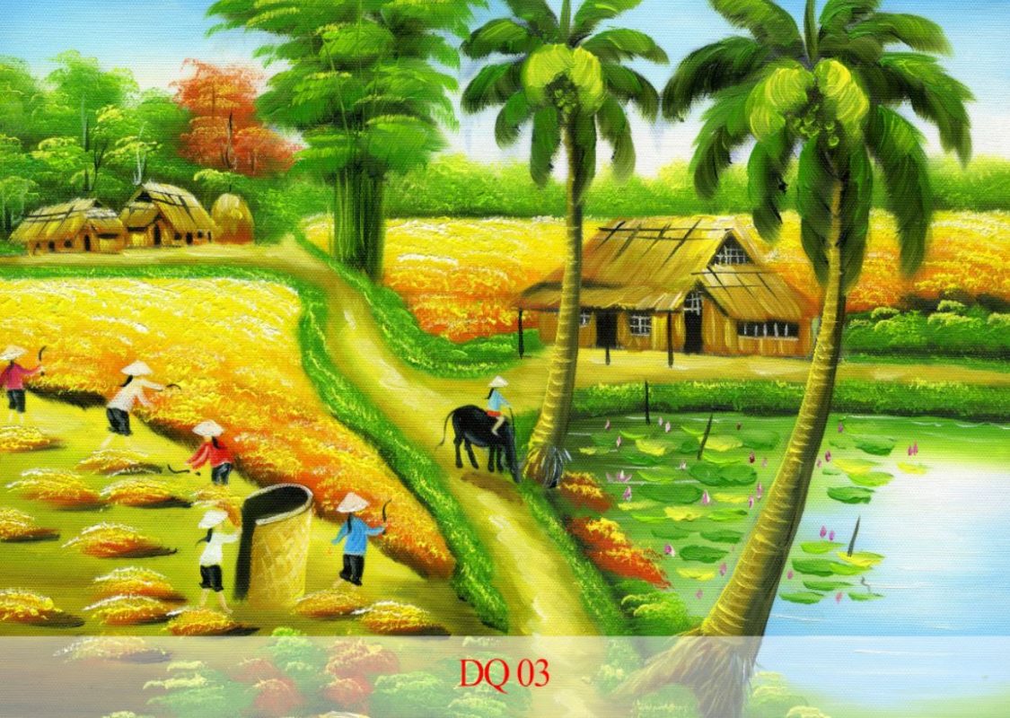 Tranh dong que